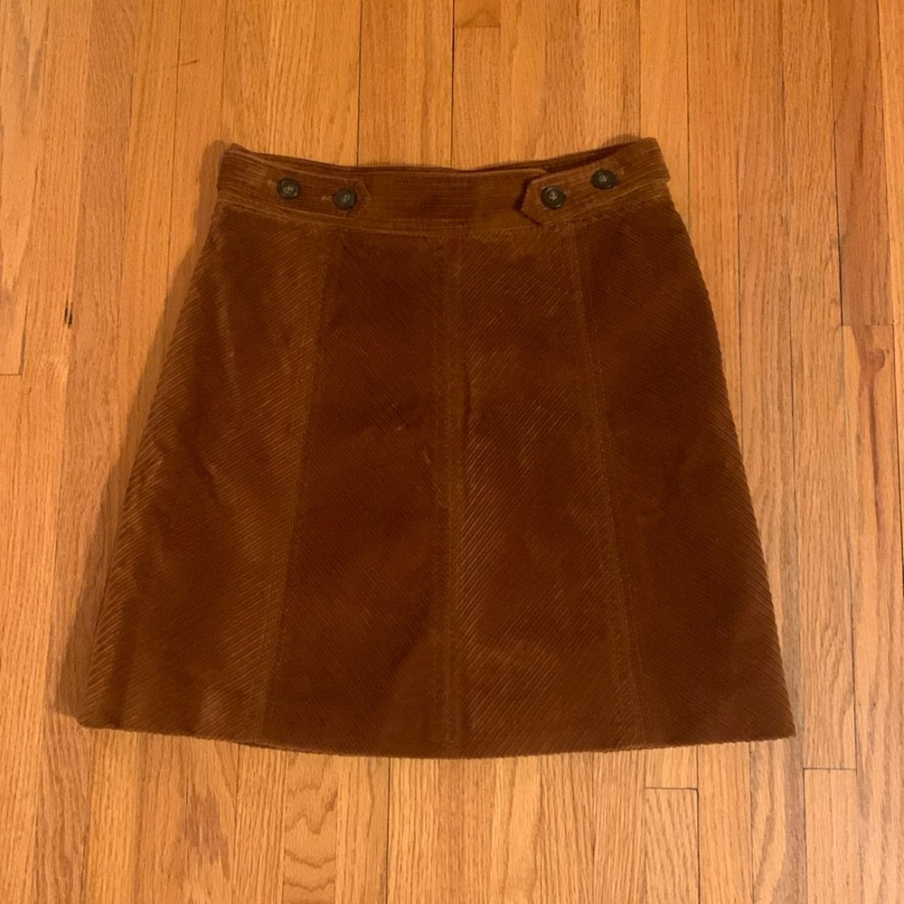 Vanessa Bruno corduroy mini skirt